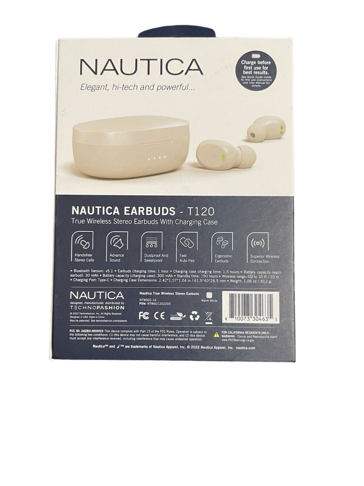 Nautica T120 True Wireless Earbuds