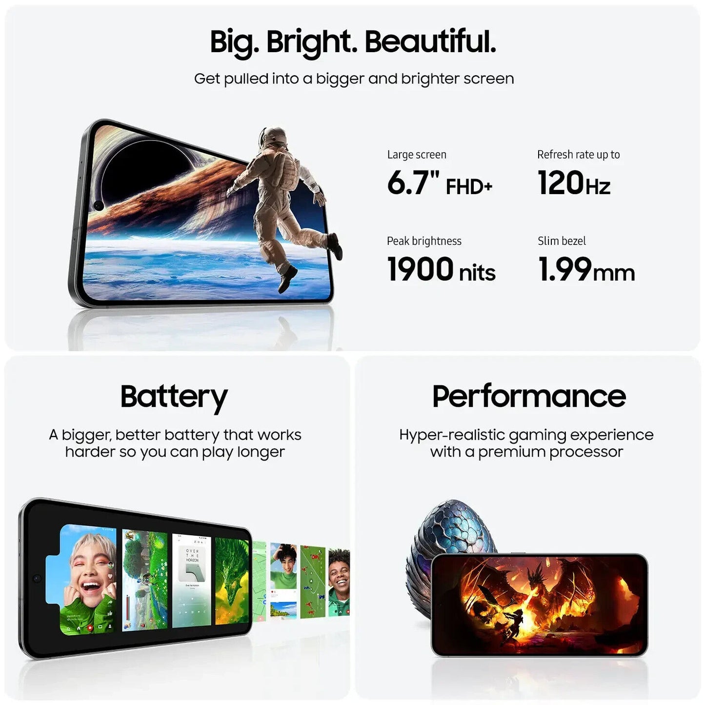 Samsung Galaxy S24 FE - 128 GB - Gray (Cricket Wireless)